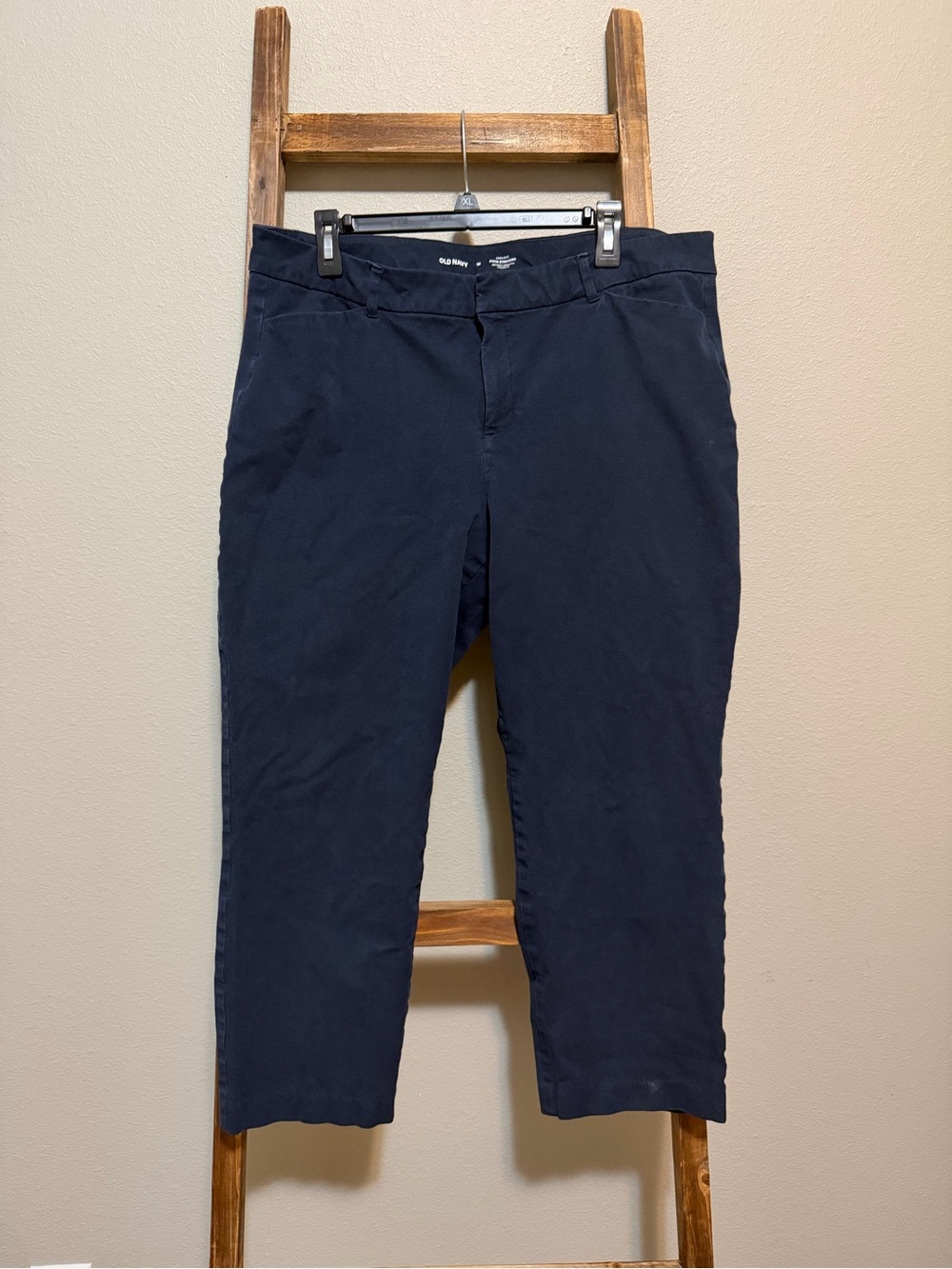 Old Navy Dark Navy Straight-Leg Pants